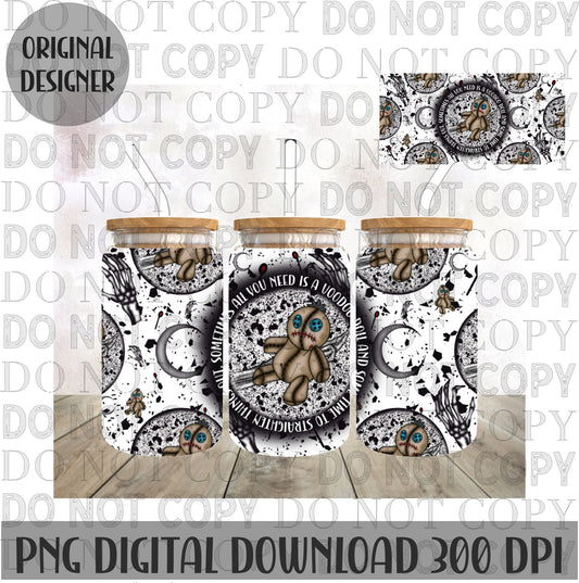 Voodoo And Time 16oz Wrap PNG