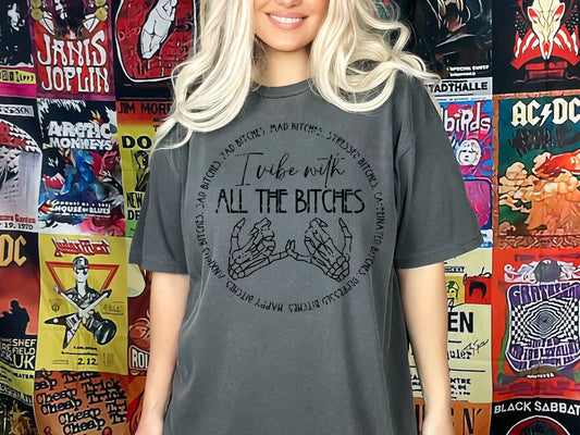 All The Bitches Single Color PNG