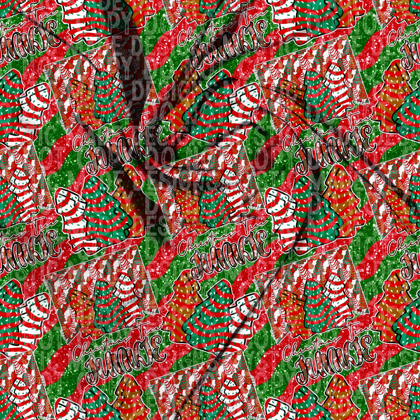 Christmas Tree Junkie Seamless