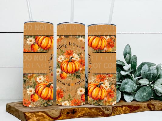 Fall Pumpkin Wrap PNG