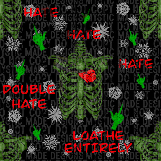 Hate Hate Hate Double Hate Loathe Entirely Seamless