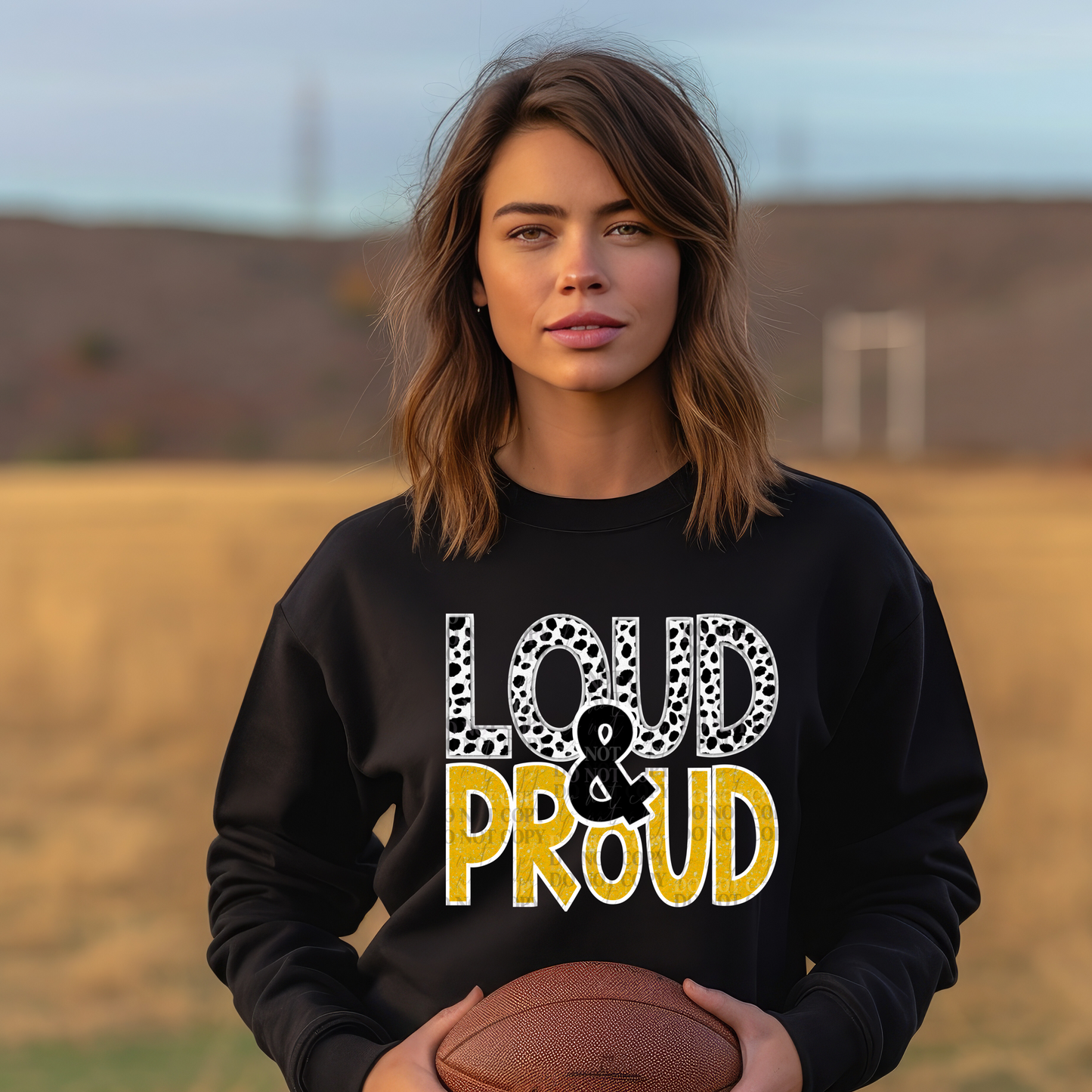 Loud & Proud Yellow Gold PNG