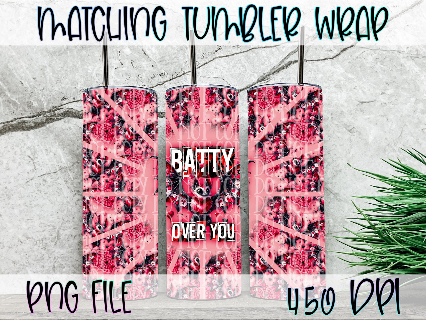 Batty Over you Striped Wrap