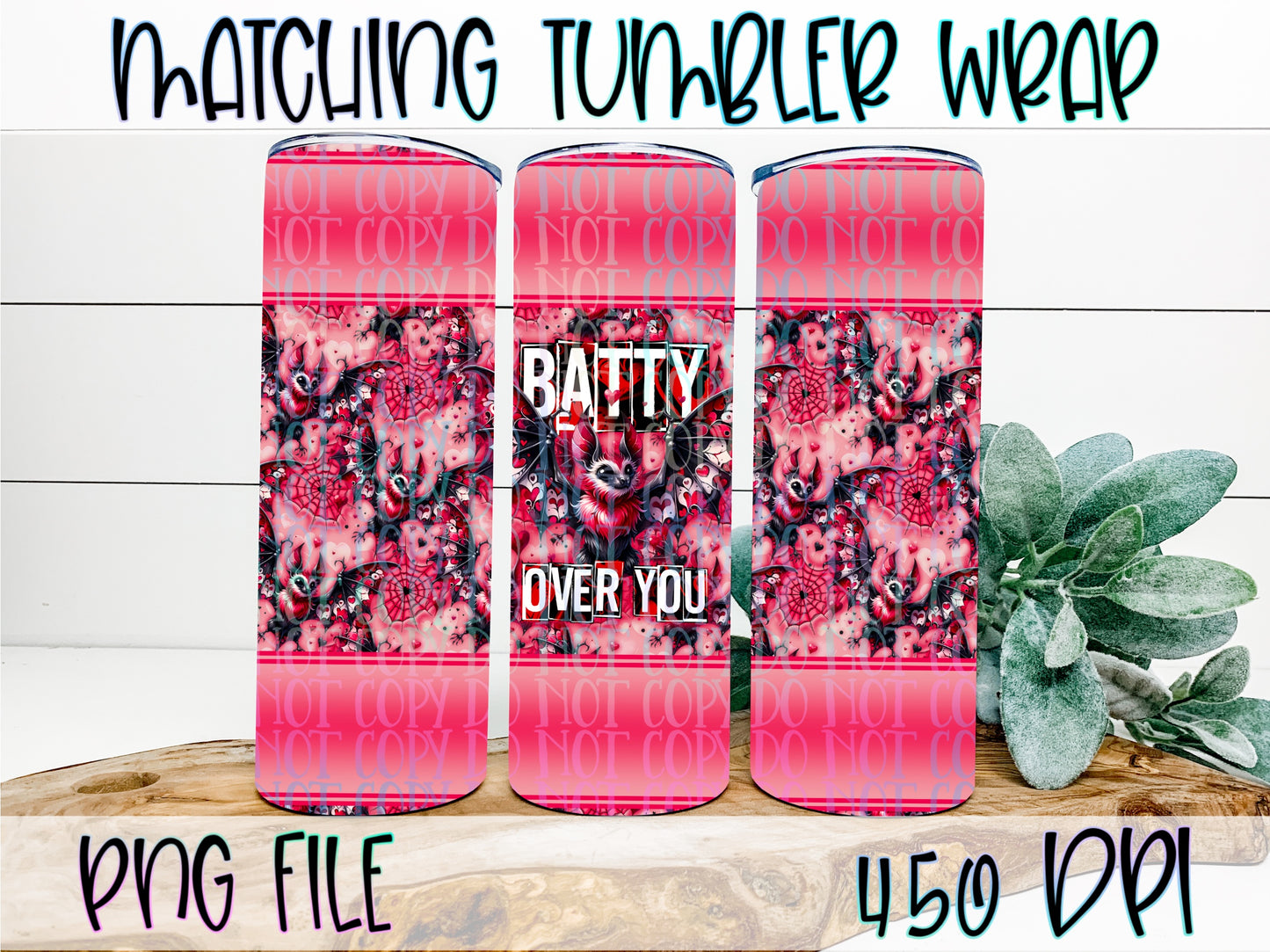 Batty Over You 16oz Wrap