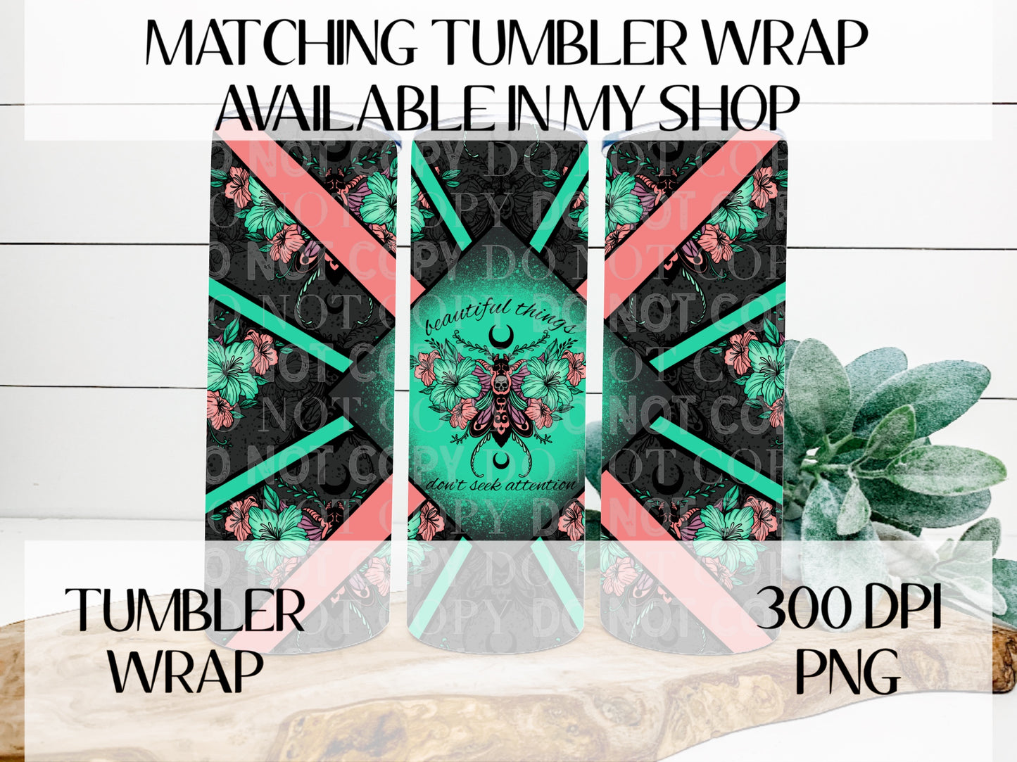 Beautiful Things Tangram Wrap PNG