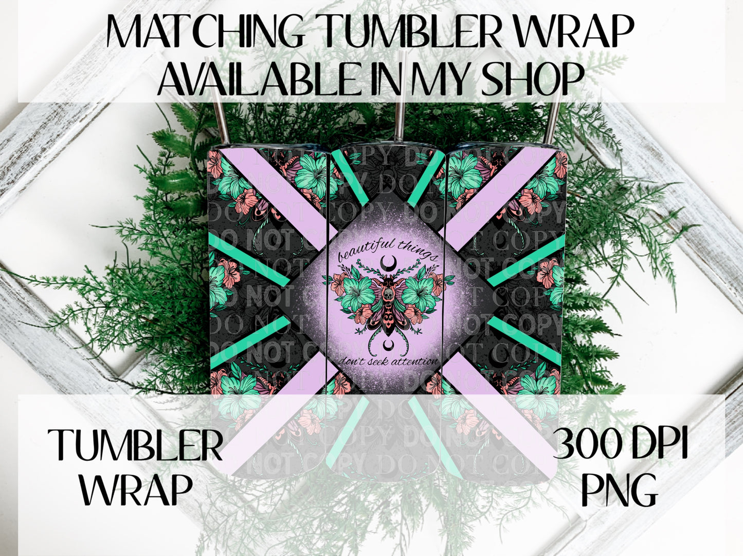 Beautiful Things Purple Wrap PNG