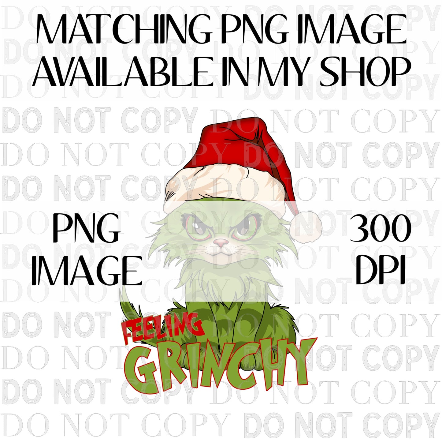 Feeling Grinchy TRANSPARENT 16oz Wrap