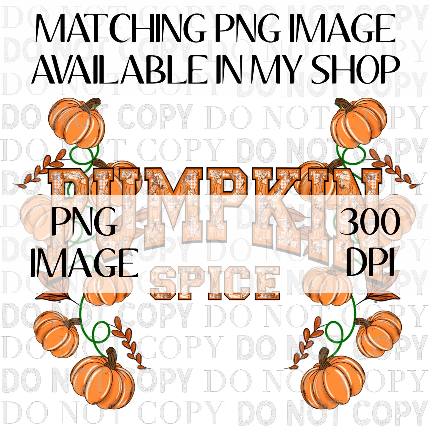 Pumpkin Spice Orange Plaid TRANSPARENT Seamless