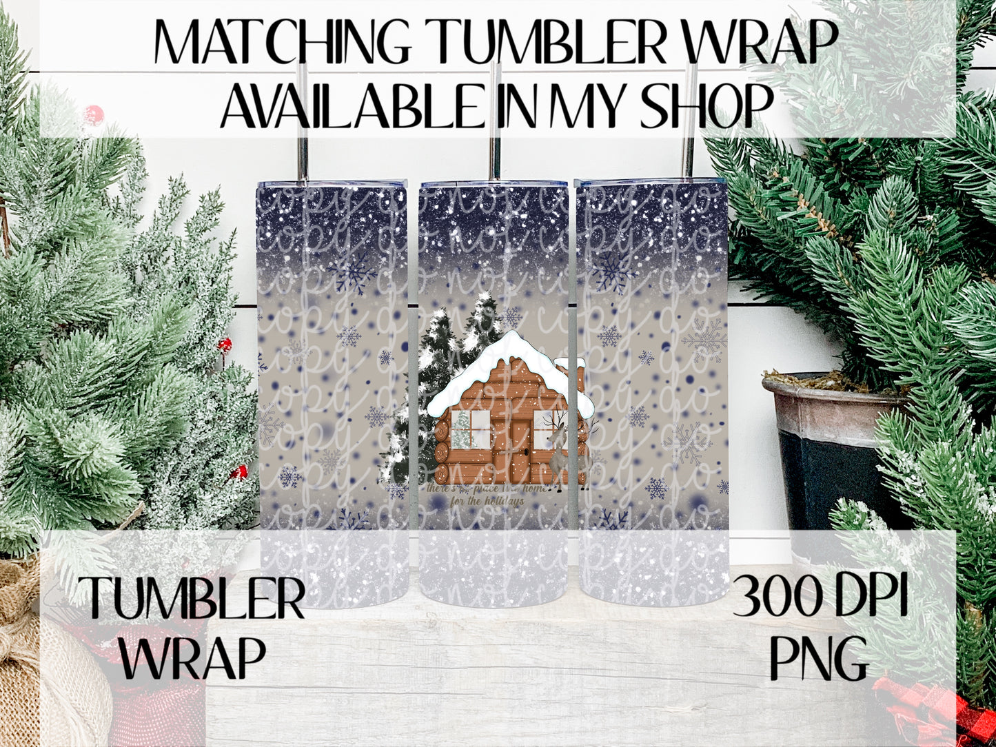 There's No Place Like Home For The Holidays Ombre Wrap