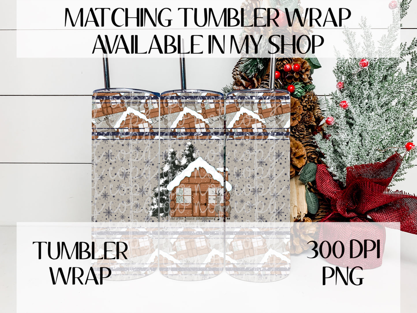 There's No Place Like Home For The Holidays Ombre Wrap