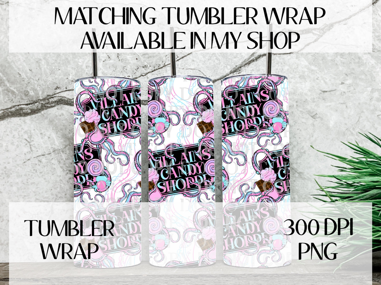 Villains Candy Shoppe Geometric Wrap