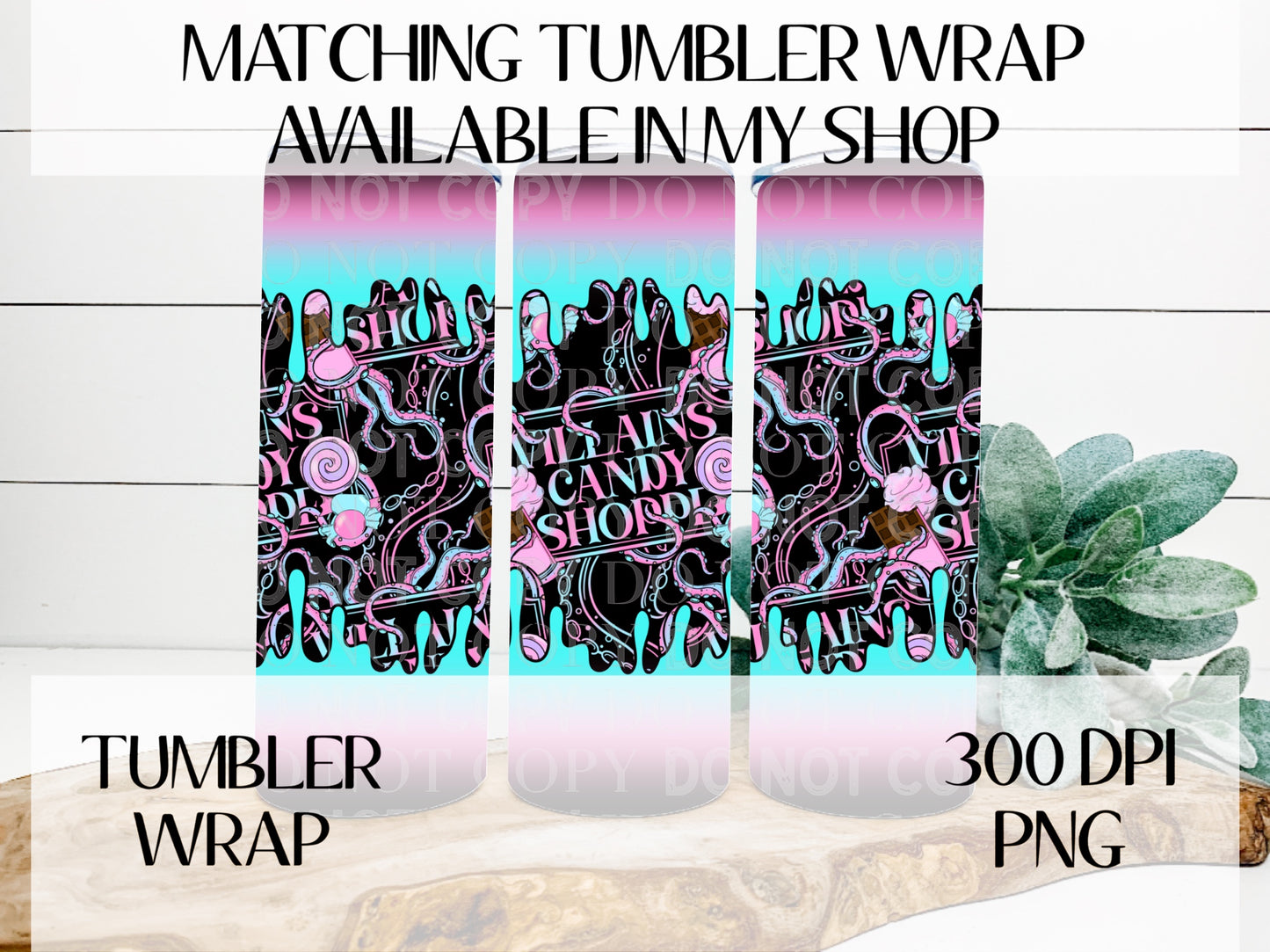 Villains Candy Shoppe Geometric Wrap