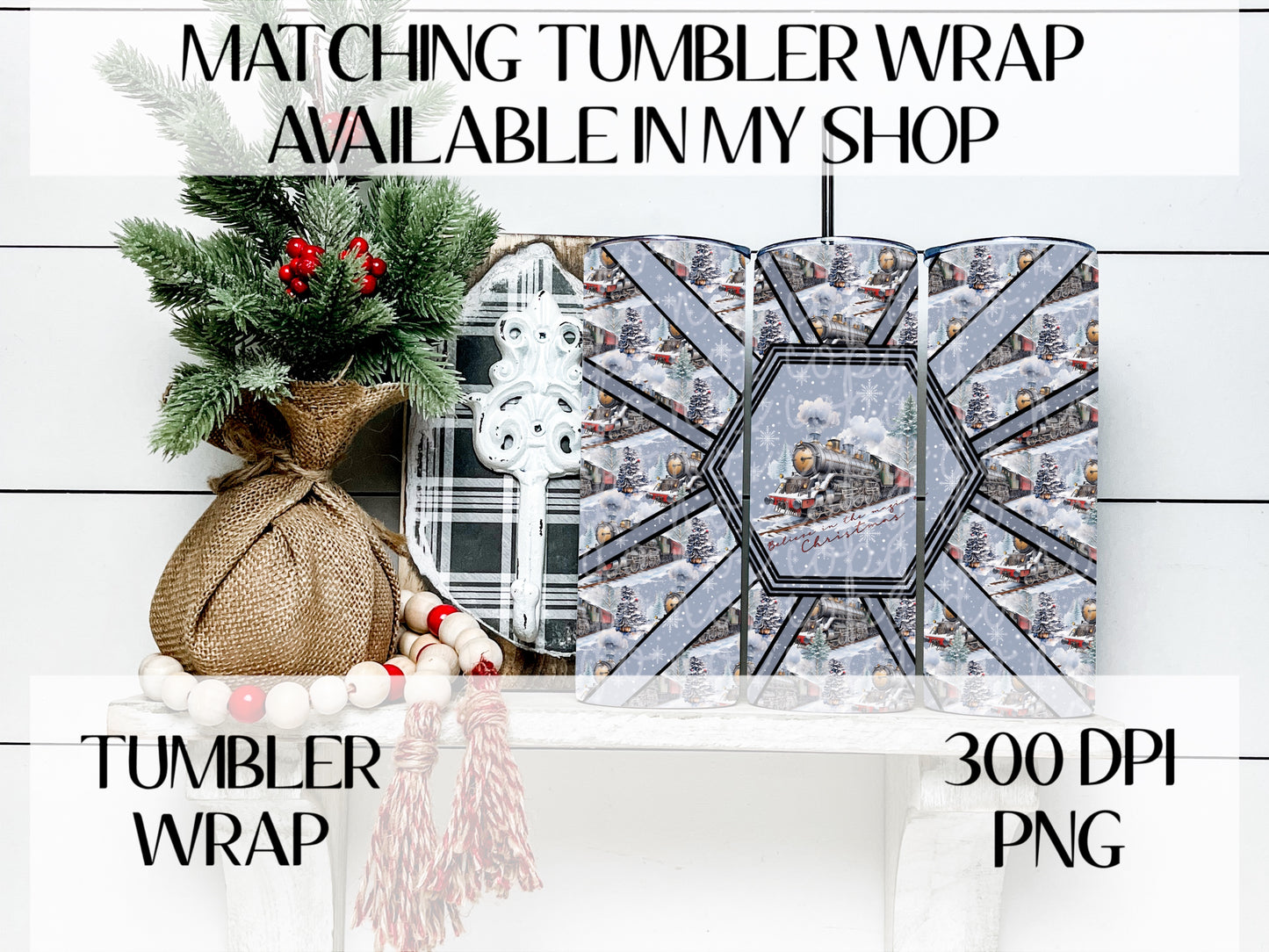 Believe In The Magic Of Christmas Upside Wrap