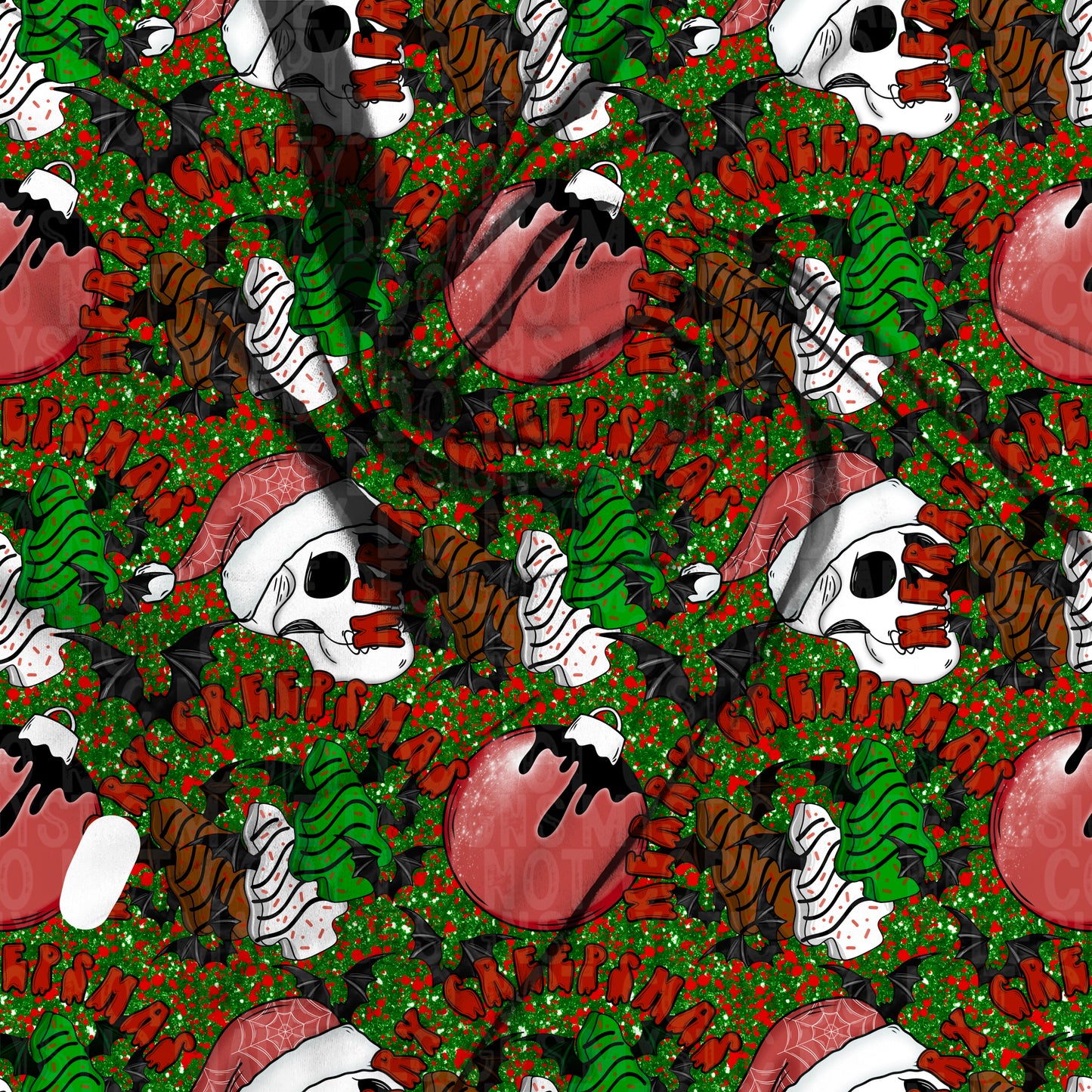 Merry Creepsmas Seamless