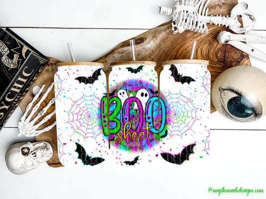 Boo Sheet TRANSPARENT 16oz Wrap