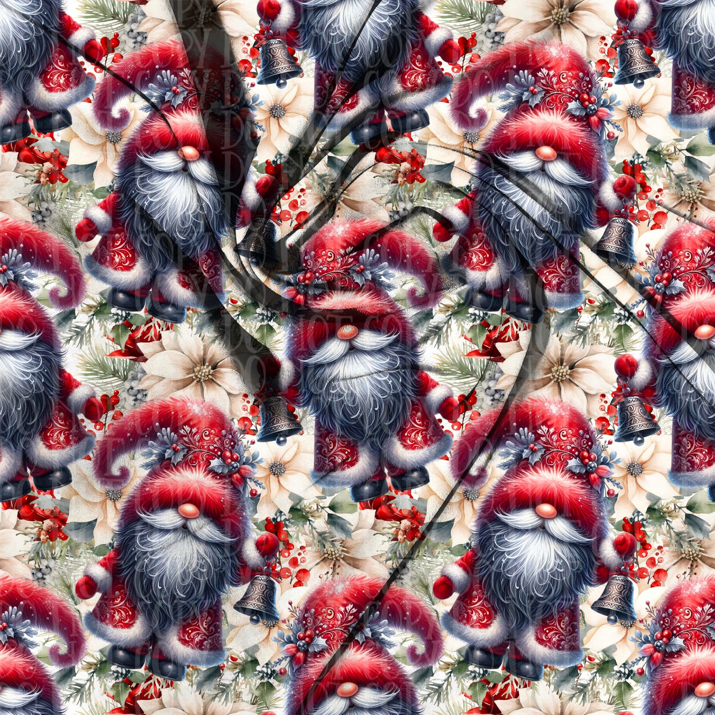 Christmas Gnome Seamless