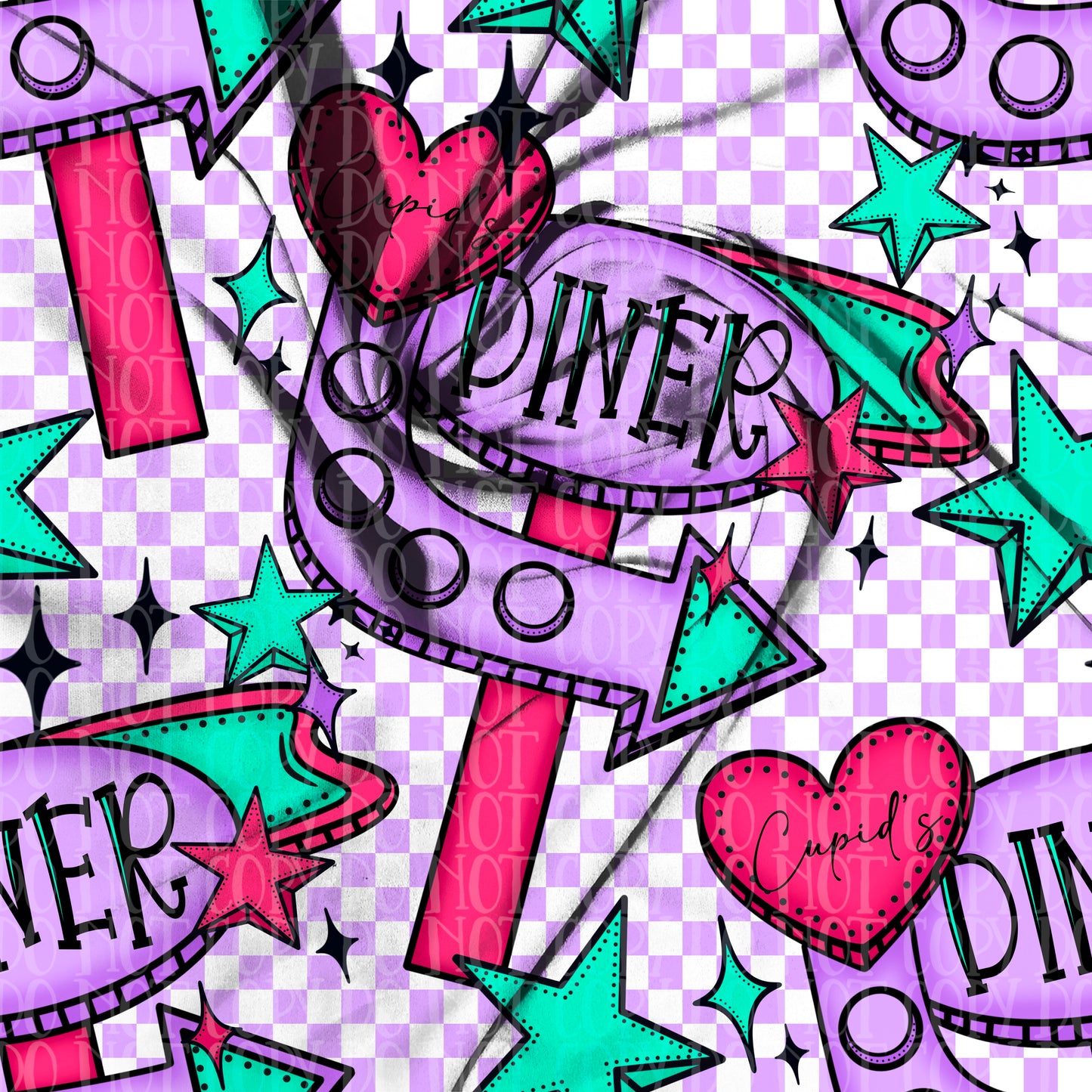 Cupids Diner Seamless