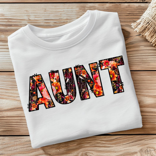 Aunt - Dark Boho Floral