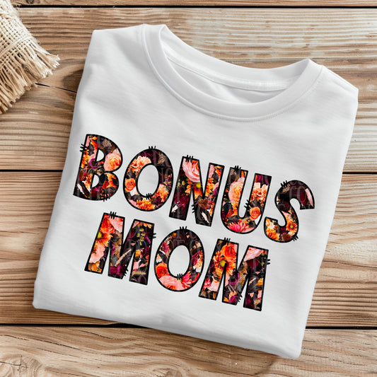 Bonus Mom - Dark Boho Floral