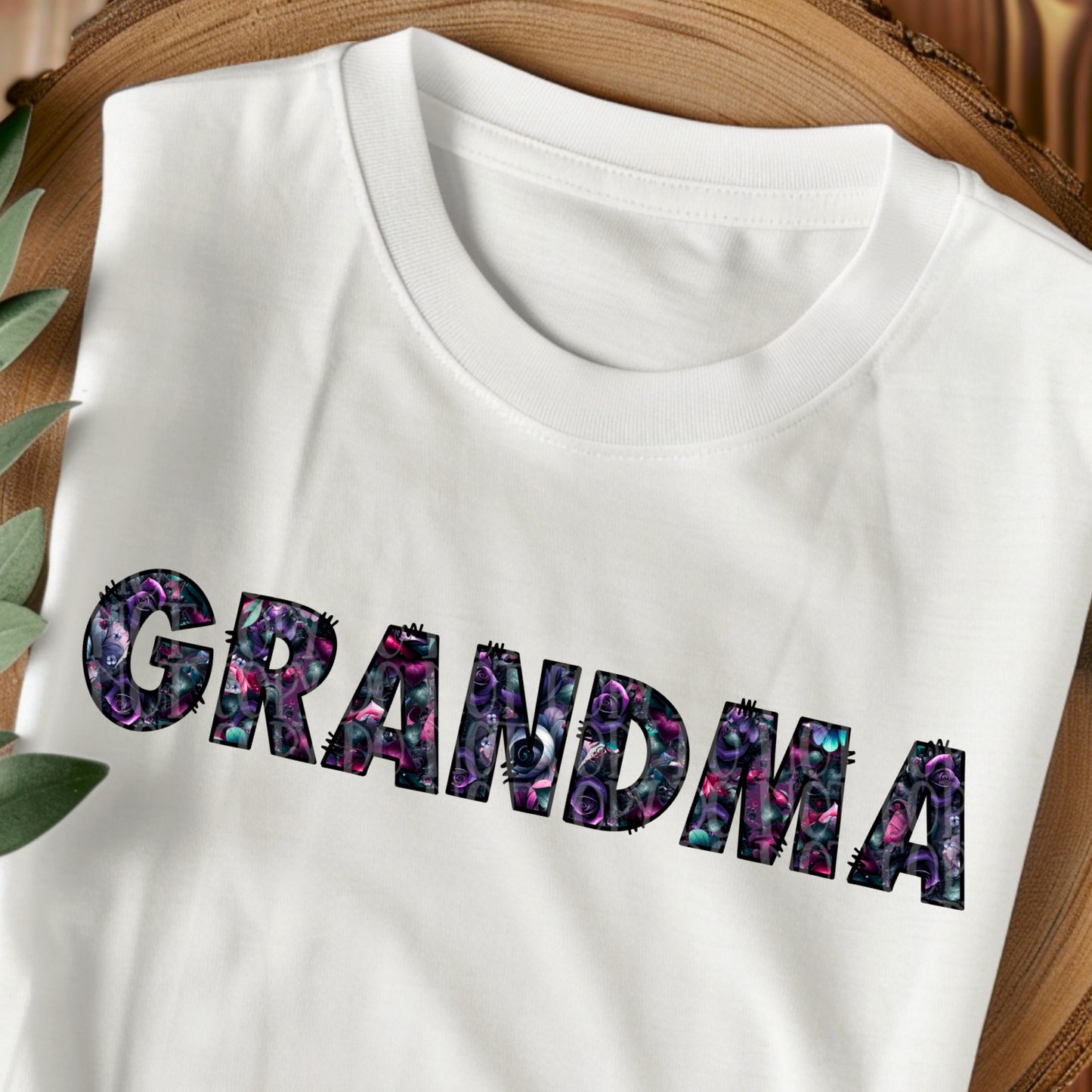 Grandma - Dark Goth Floral