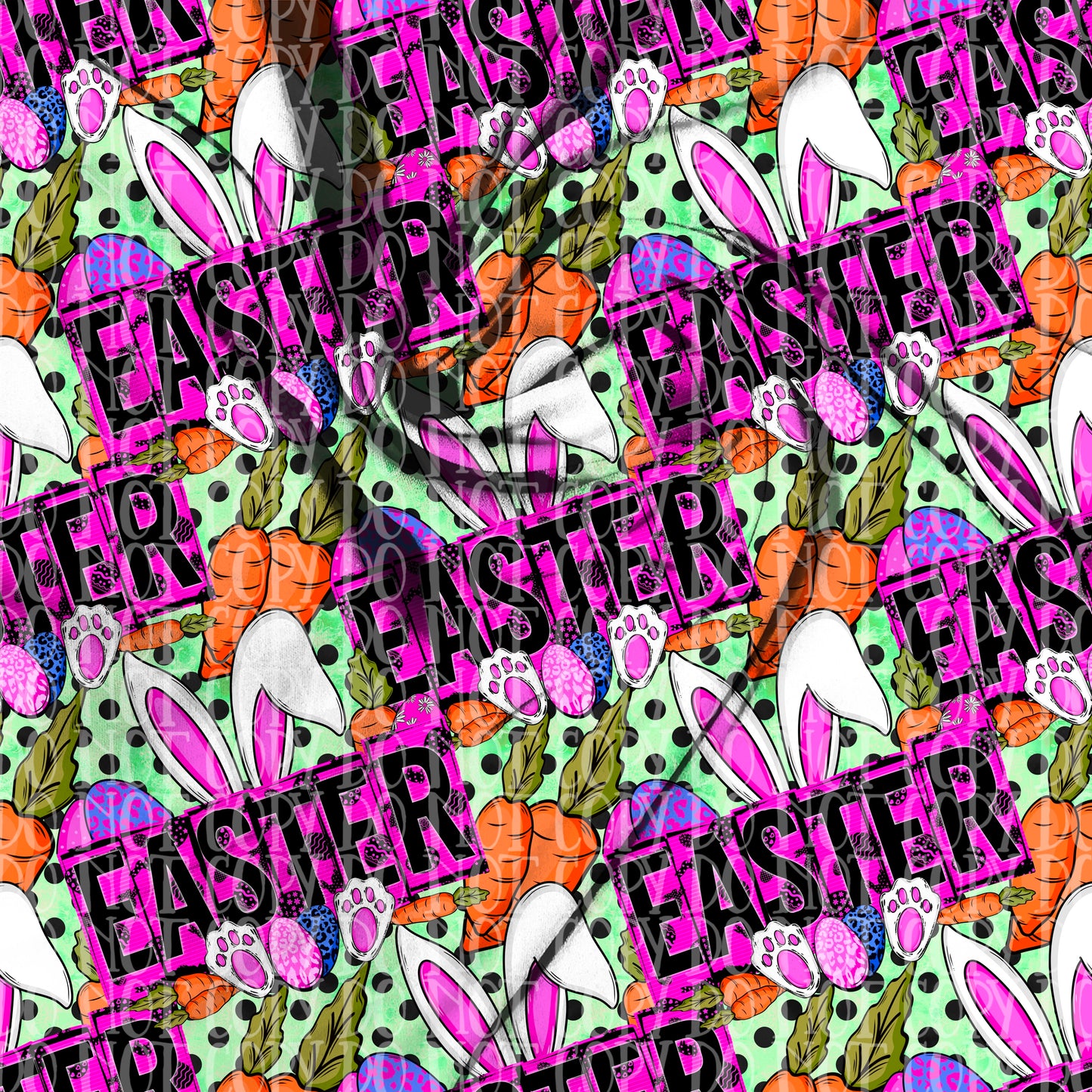 Easter Seamless-Green