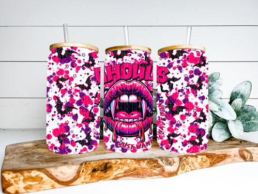 Ghouls Just Wanna Have Fun TRANSPARENT 16oz Wrap