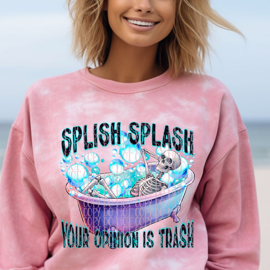 Splish Splash Your Opinion Is Trash