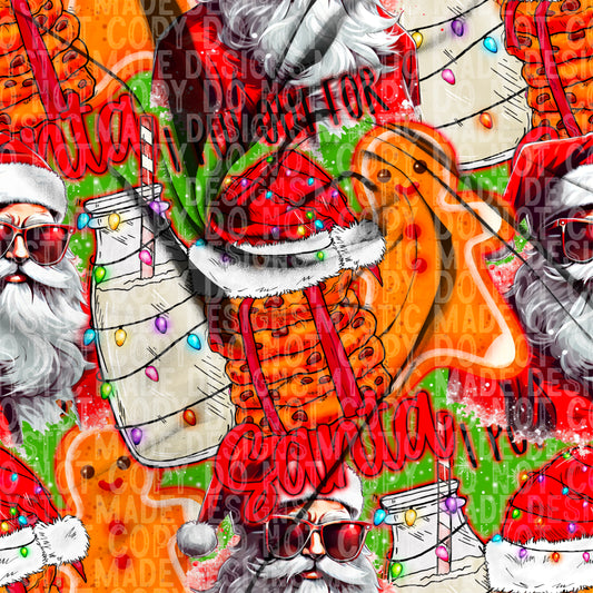 I Put Out For Santa Seamless