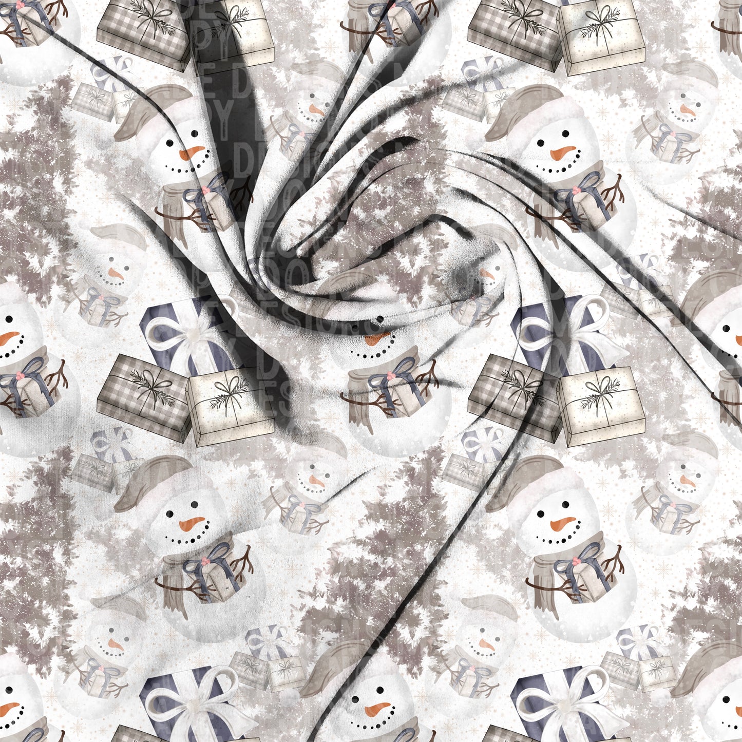 Snowman TRANSPARENT Seamless