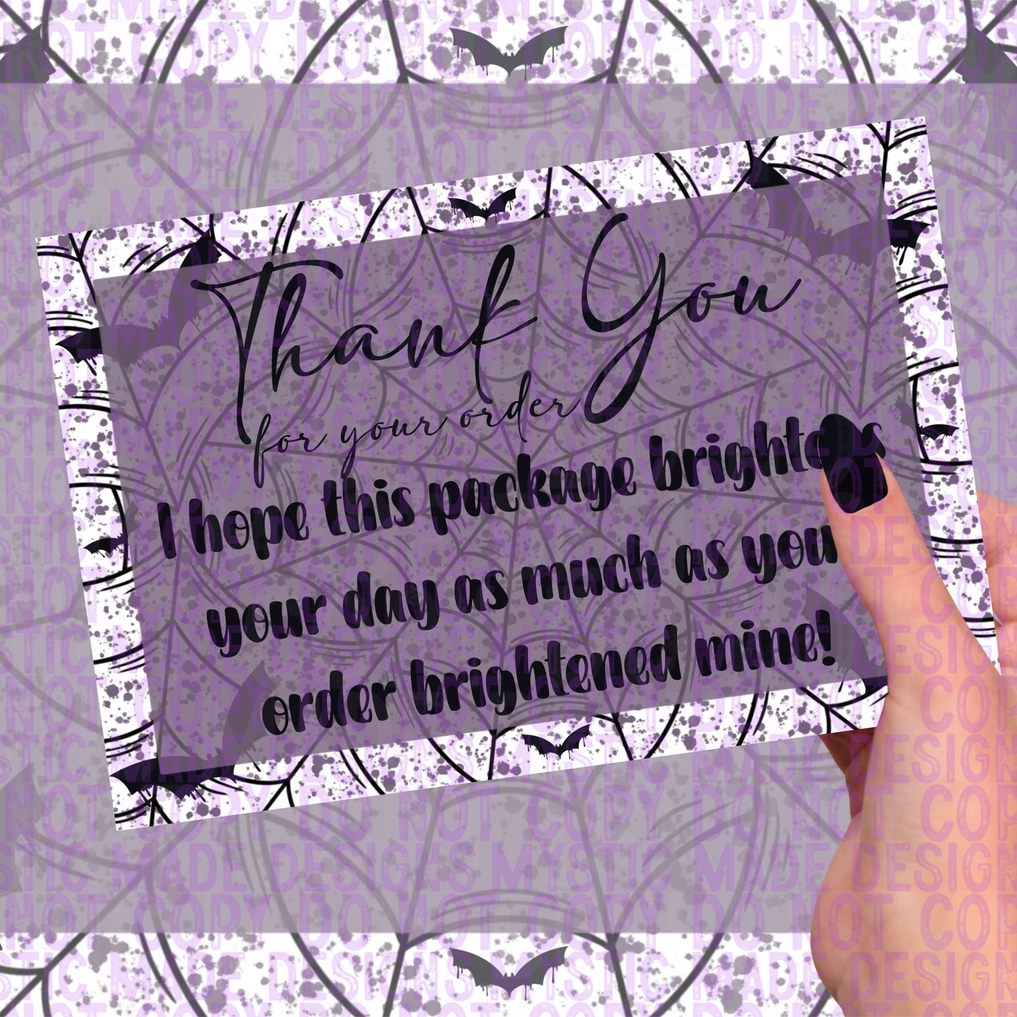 Thank You Card Design 1