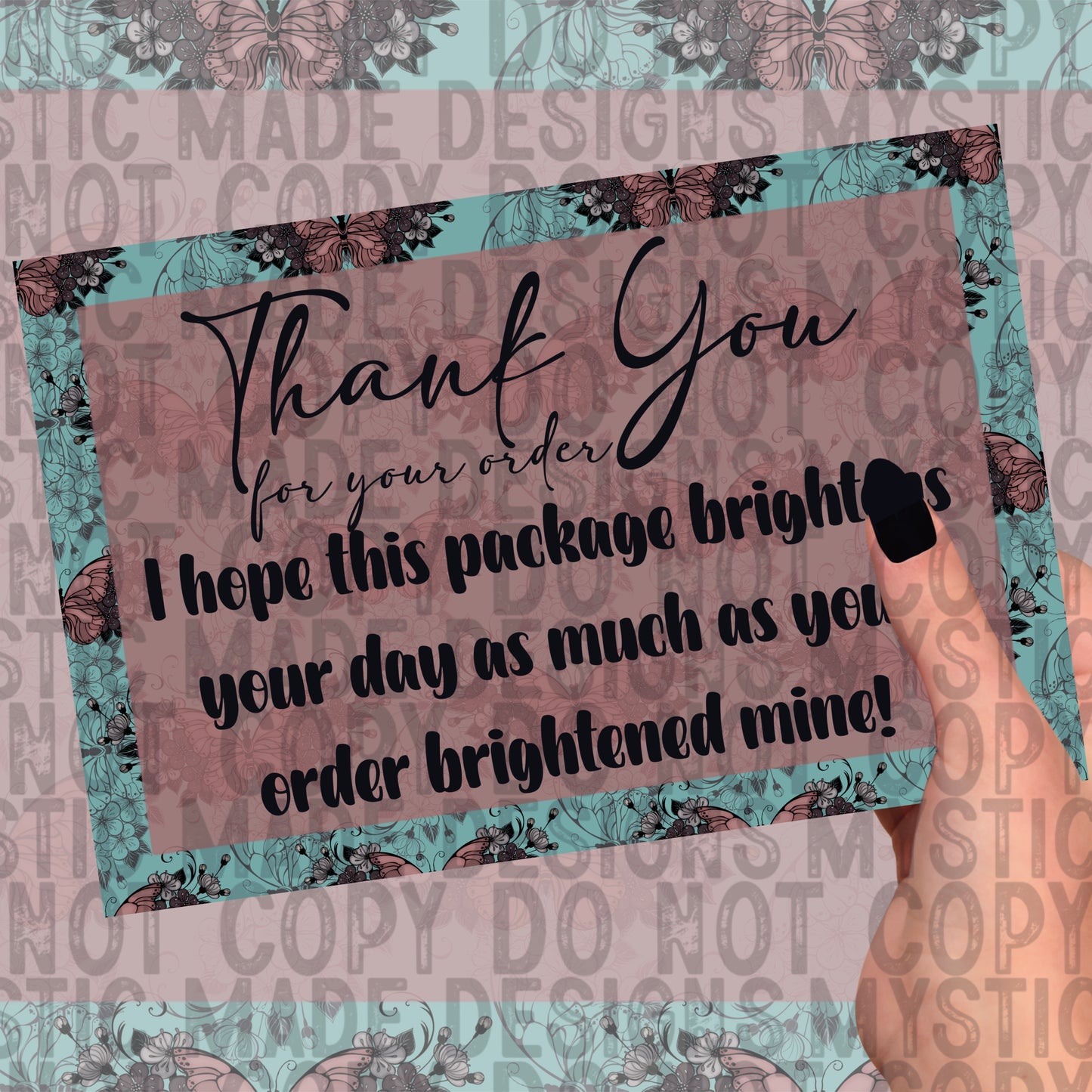 Thank You Card Design 11