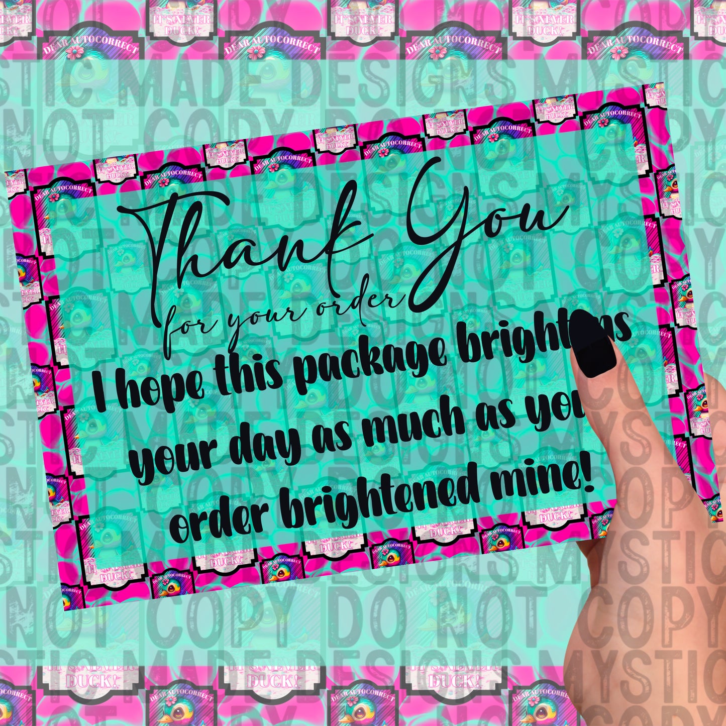 Thank You Card Design 14