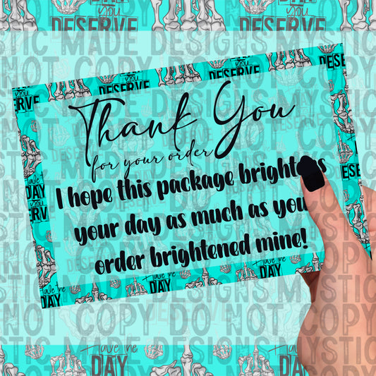 Thank You Card Design 4