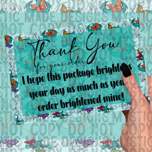 Thank You Card Design 7