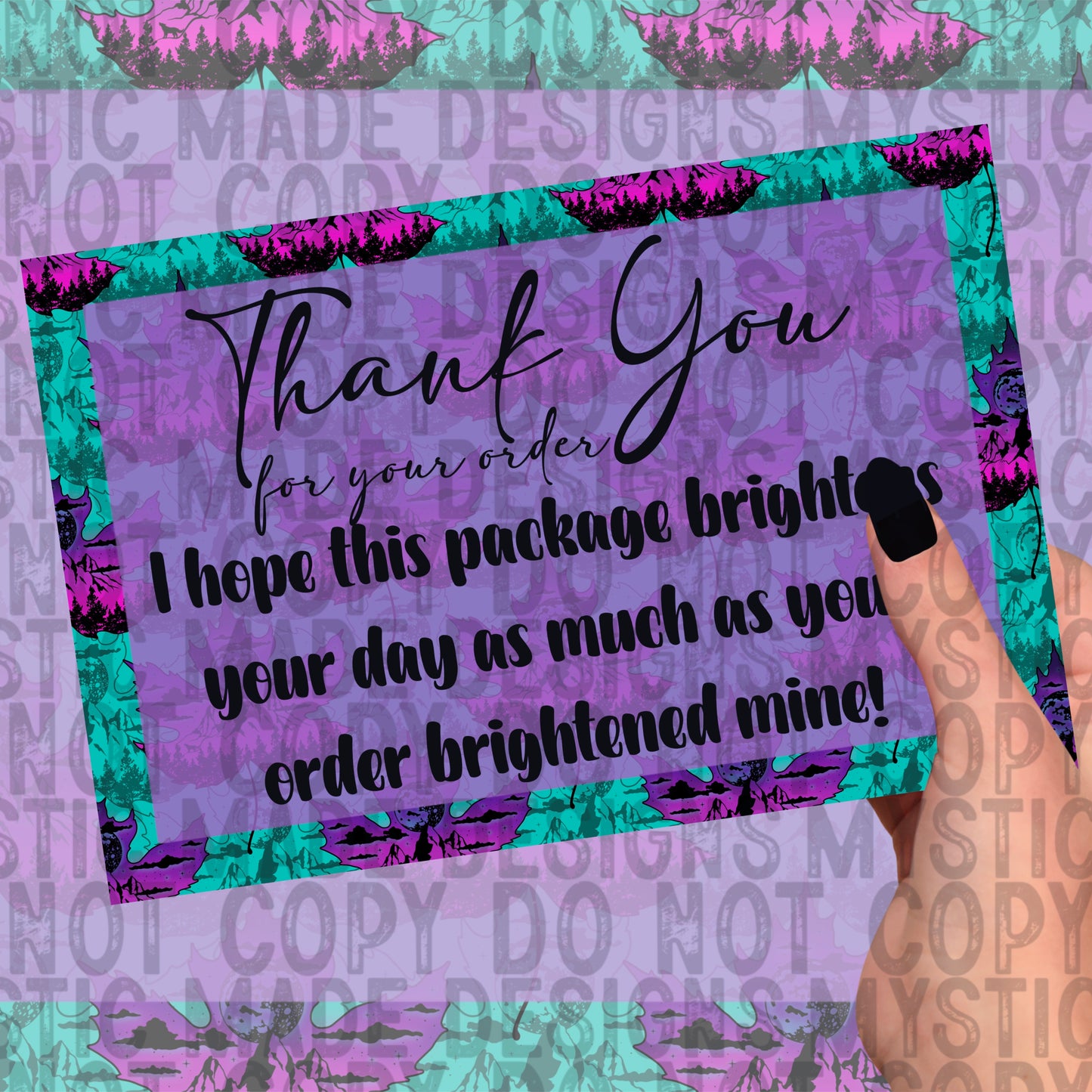 Thank You Card Design 8