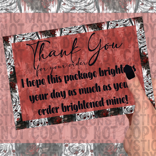 Thank You Card Design 9