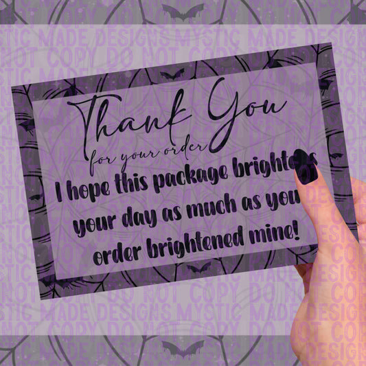 Thank You Card Design 2