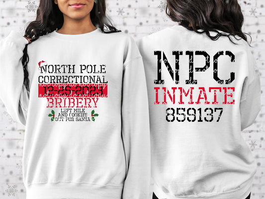 North Pole Corrections Bribery Front & Back PNG