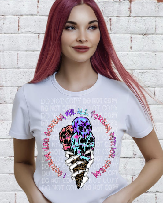 I Scream You Scream We All Scream For Ice Cream PNG