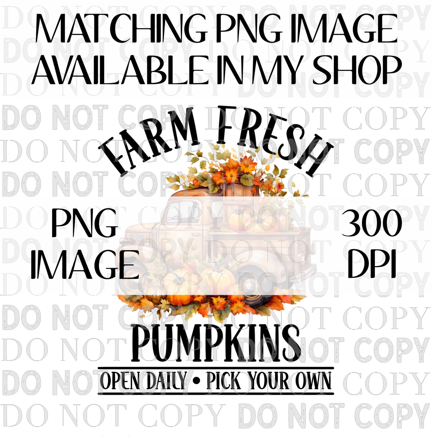 Farm Fresh Pumpkins TRANSPARENT 16oz Wrap