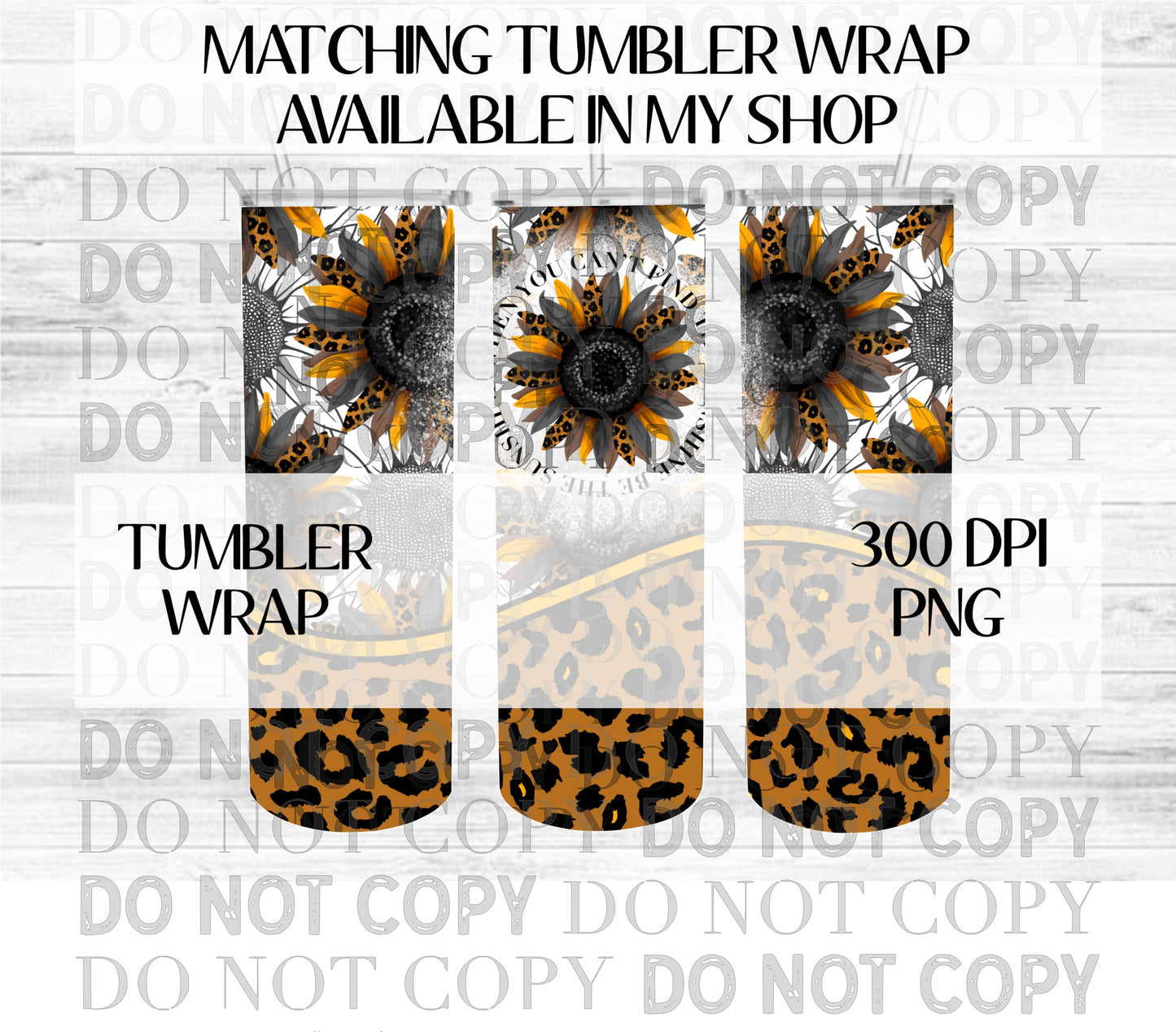 Leopard Sunflower Seamless