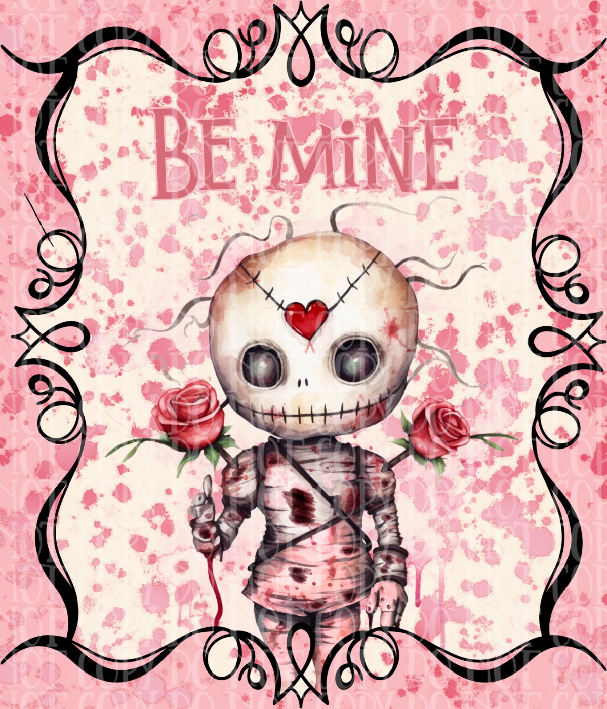 VooDoo Doll Be Mine Card