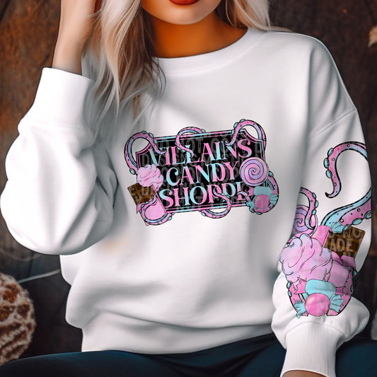 Villains Candy Shoppe Front & Sleeves PNG